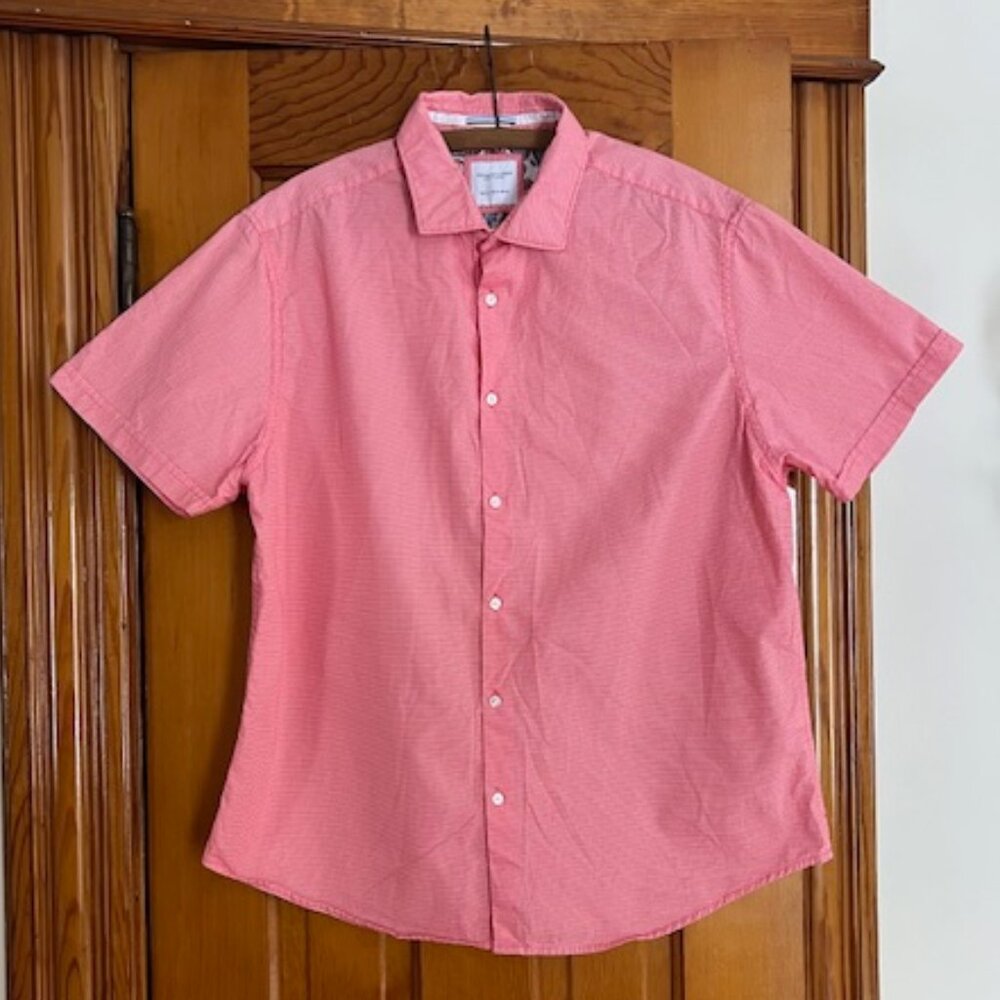 Denim & Flower by Ricky Singh  Button Down Cotton Shirt Men’s XL